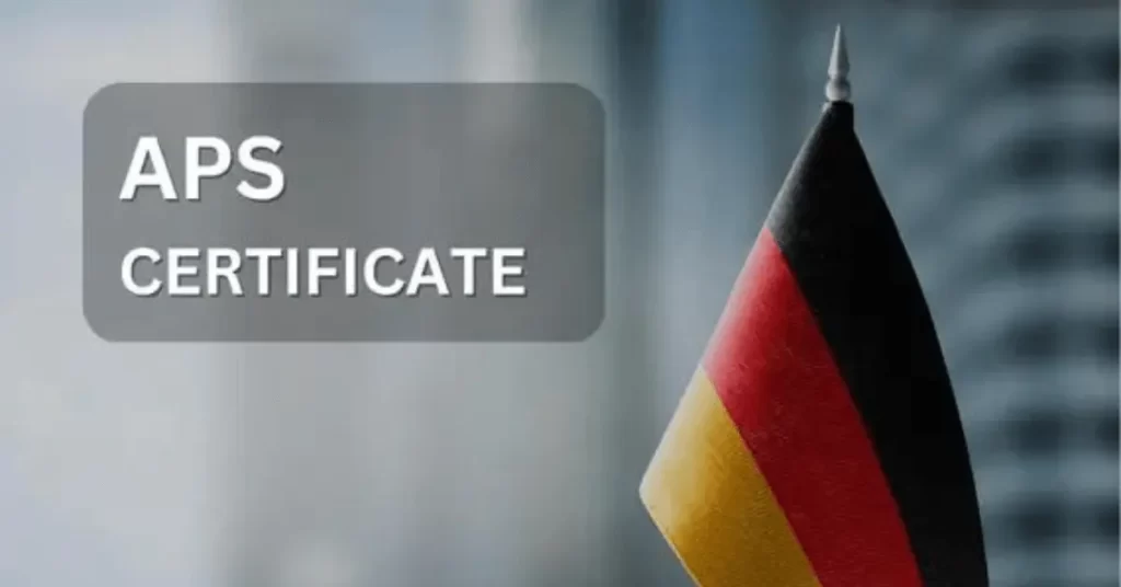 APS Certificate for Indian Students German Visa